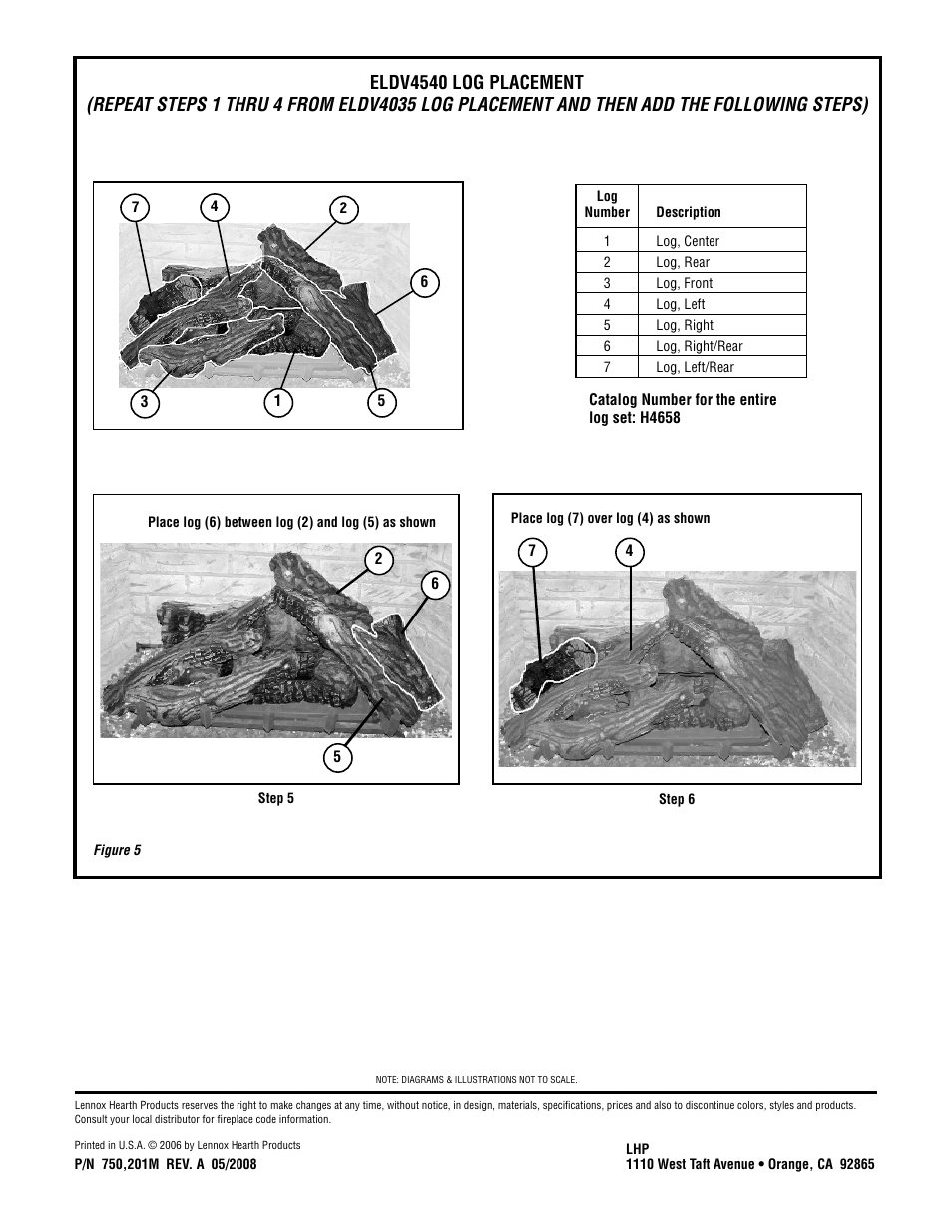 Lennox Hearth ELITE SERIES ELDV3530 User Manual | Page 4 / 4