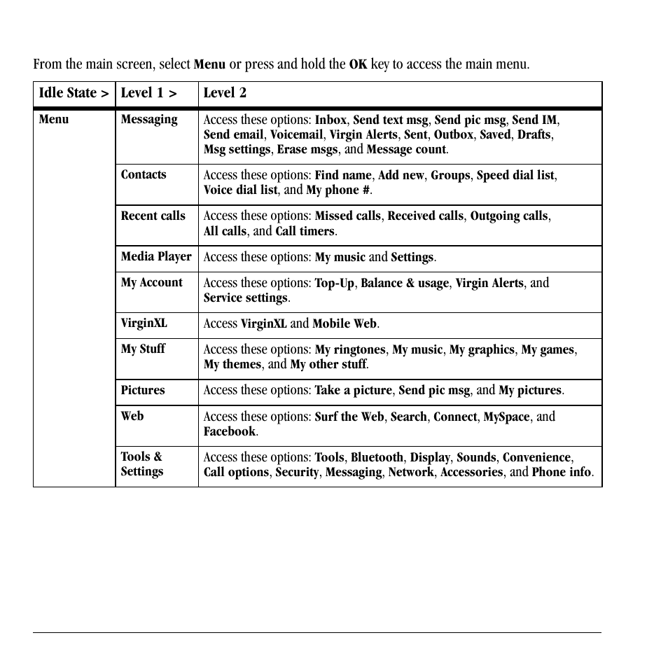 Main menu | Lennox Hearth X-TC User Manual | Page 16 / 88