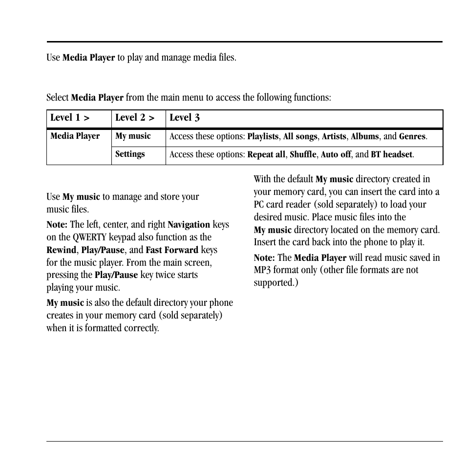 7 media player, Media player menu, My music | Media player, Media player menu my music, 7media player | Lennox Hearth X-TC User Manual | Page 43 / 88
