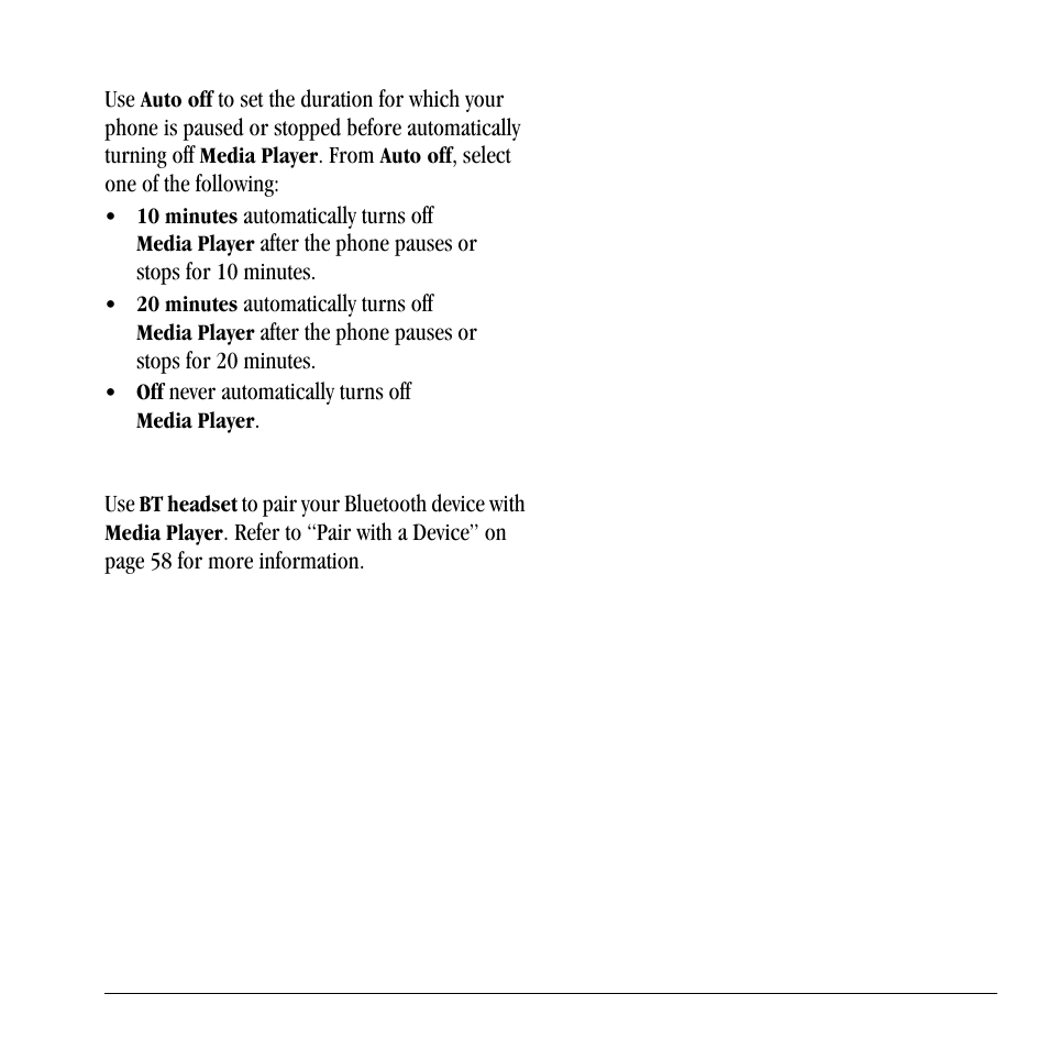 Set auto off duration, Enable bluetooth headset | Lennox Hearth X-TC User Manual | Page 47 / 88