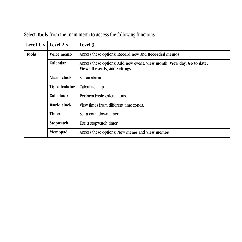 Tools, Tools menu | Lennox Hearth X-TC User Manual | Page 59 / 88