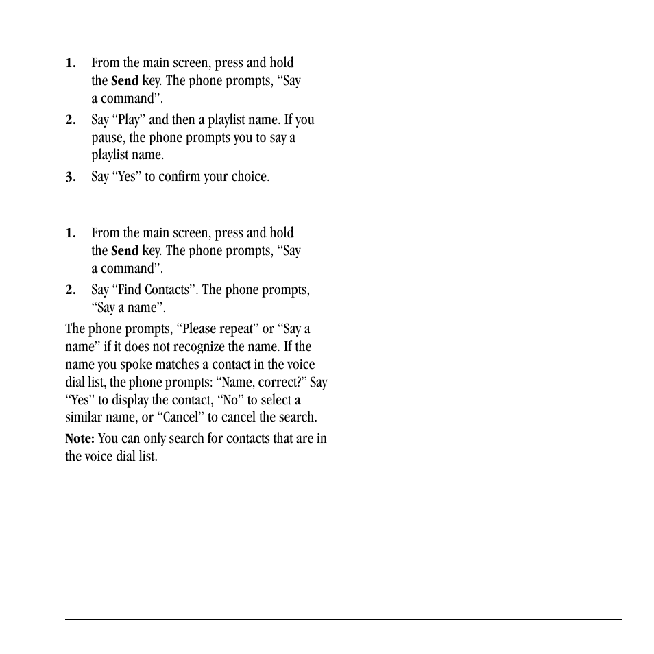 Play a playlist, Find a contact, Play a playlist find a contact | Lennox Hearth X-TC User Manual | Page 79 / 88