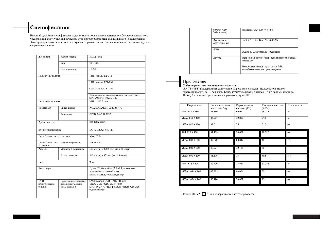 Rolsen RL-20D40D User Manual | Page 15 / 16