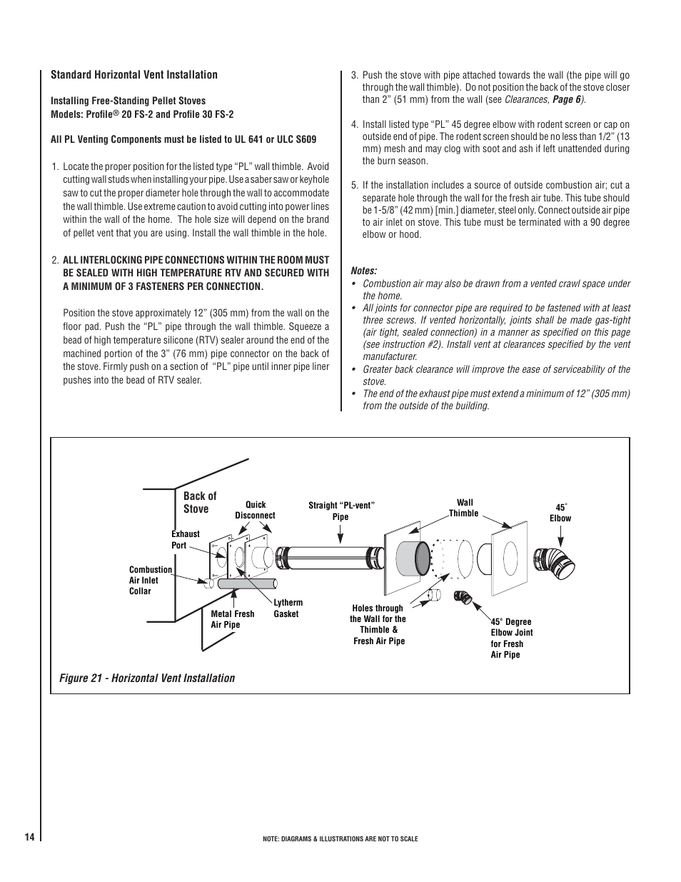 Lennox Hearth WHITFIELD 30 FS-2 User Manual | Page 14 / 48