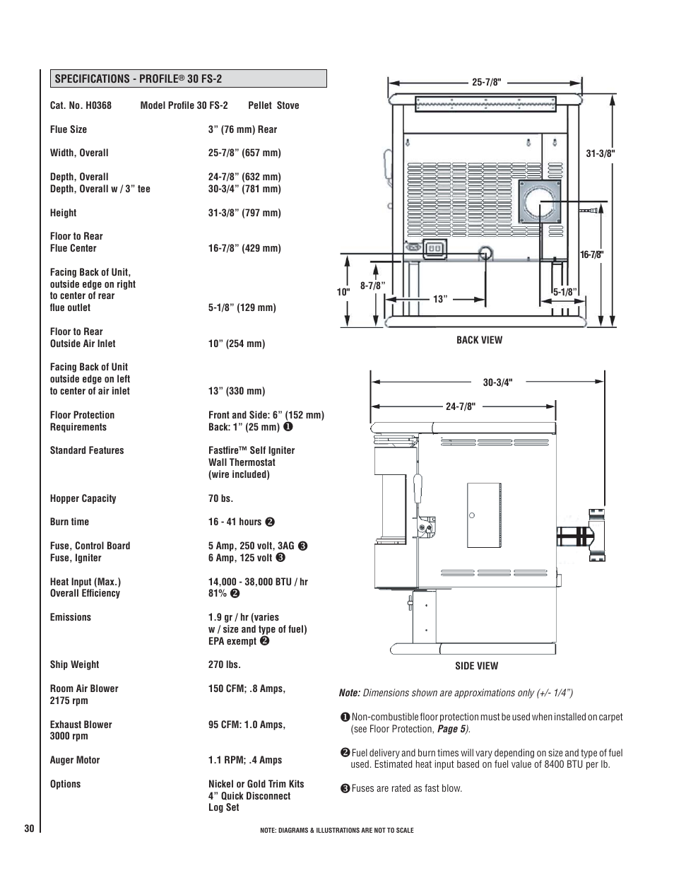 Lennox Hearth WHITFIELD 30 FS-2 User Manual | Page 30 / 48