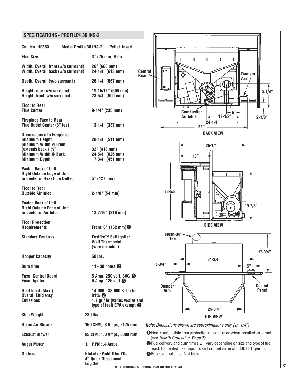 Lennox Hearth WHITFIELD 30 FS-2 User Manual | Page 31 / 48