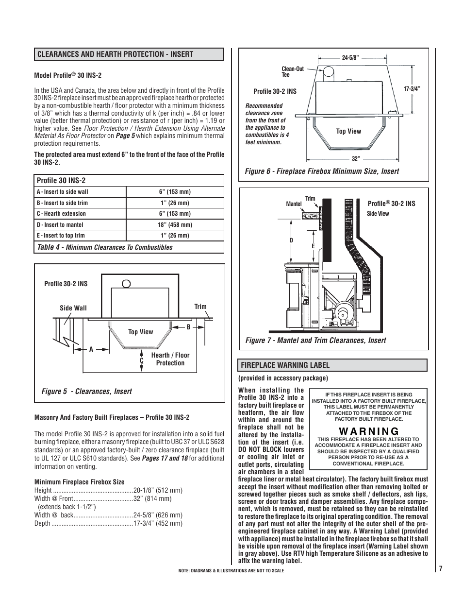 Lennox Hearth WHITFIELD 30 FS-2 User Manual | Page 7 / 48