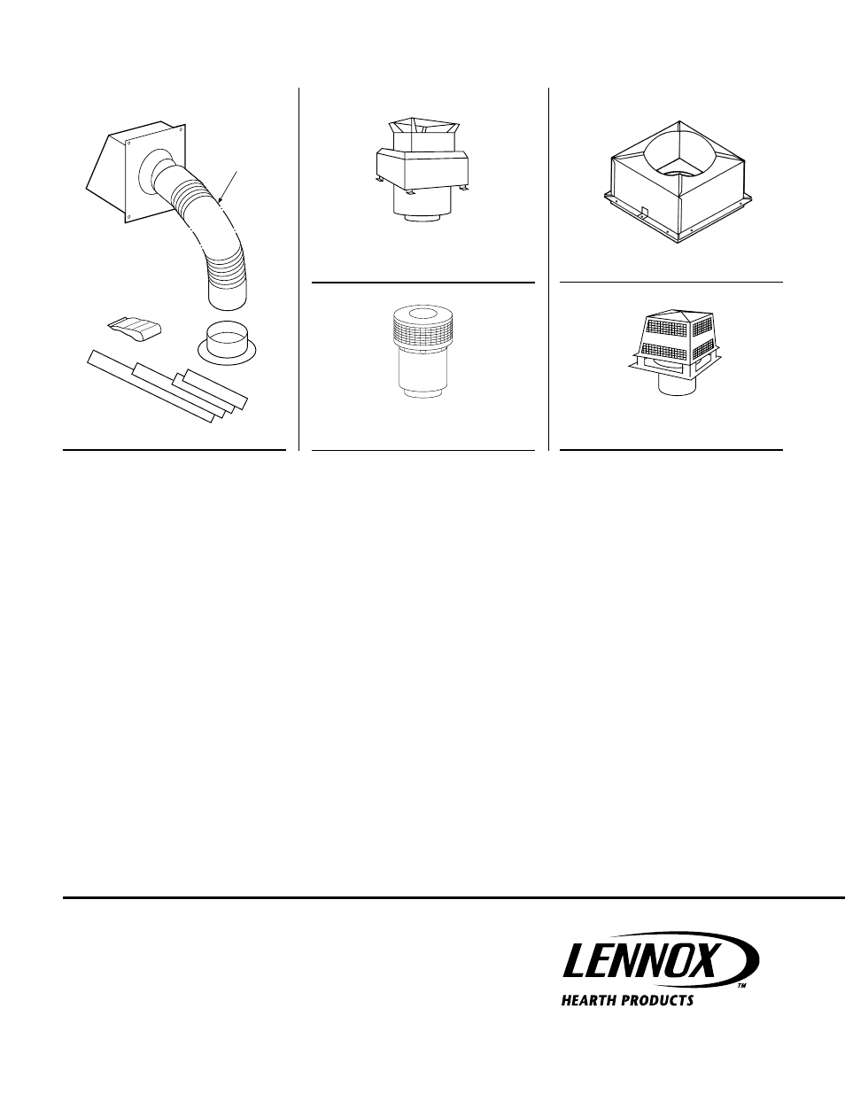 Installation components | Lennox Hearth HCI-42 User Manual | Page 20 / 20