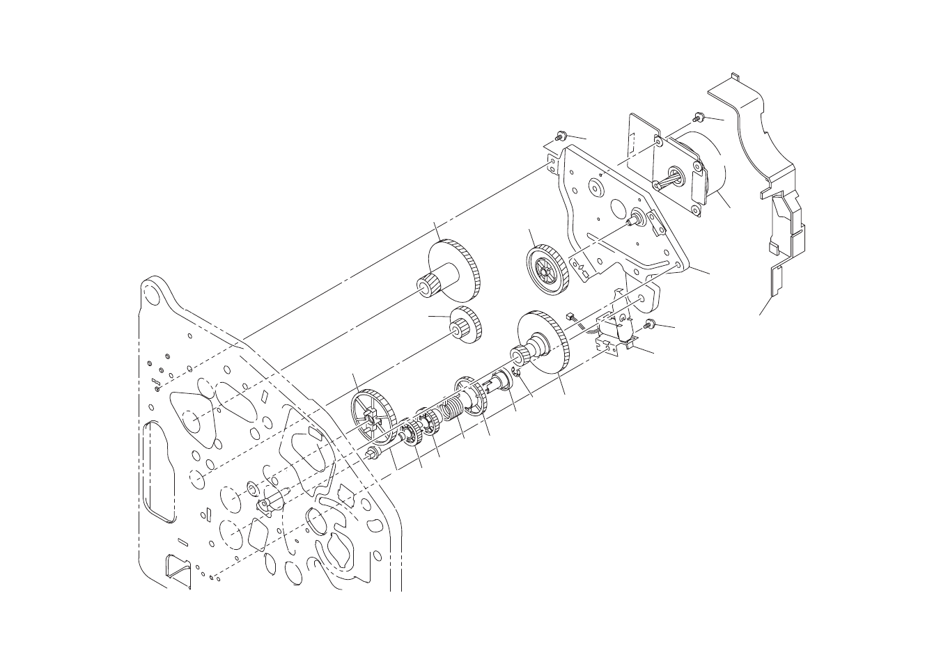 Drive section | Lennox Hearth MAGICOLOR 2490MF User Manual | Page 45 / 81