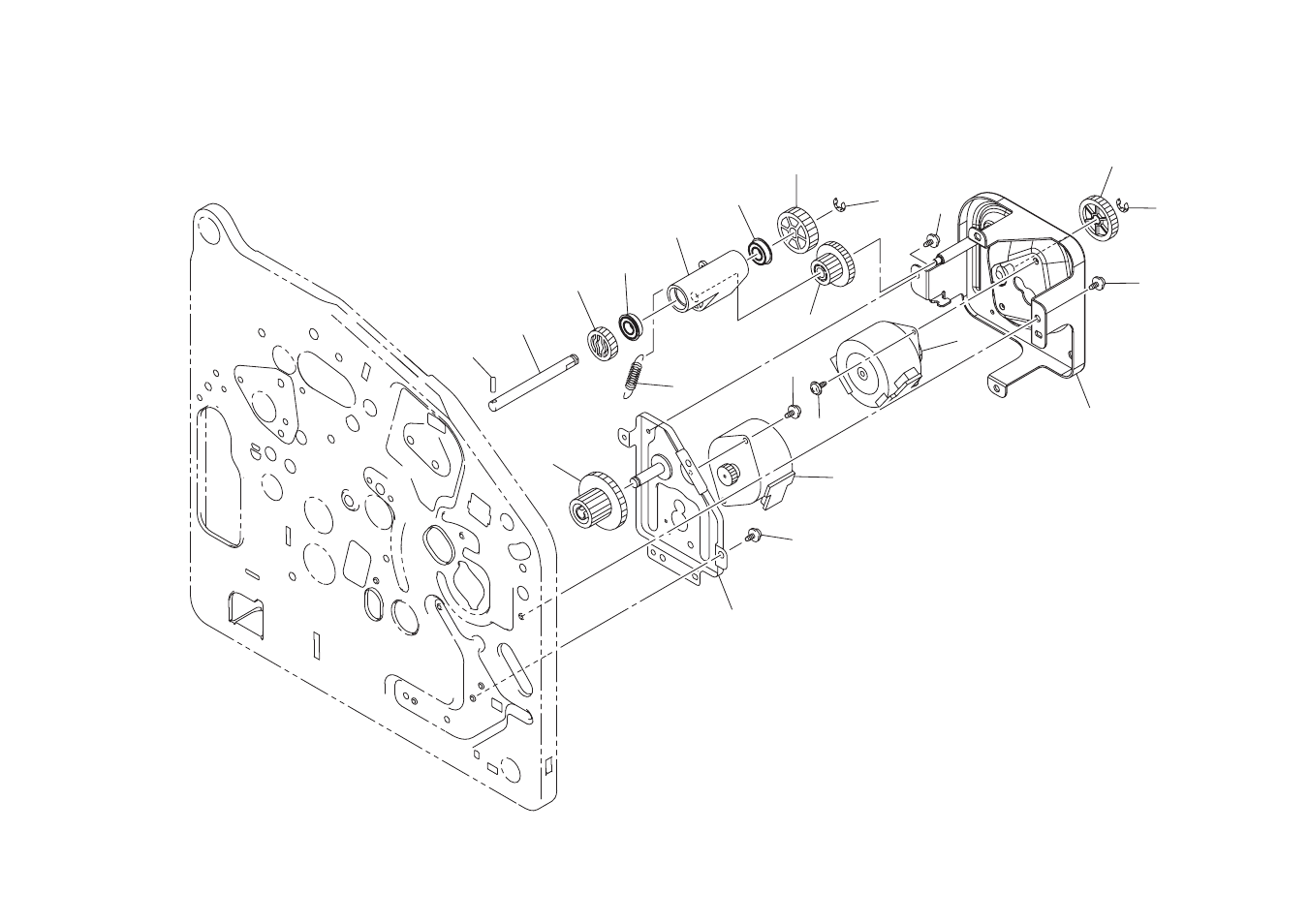 Drive section | Lennox Hearth MAGICOLOR 2490MF User Manual | Page 47 / 81