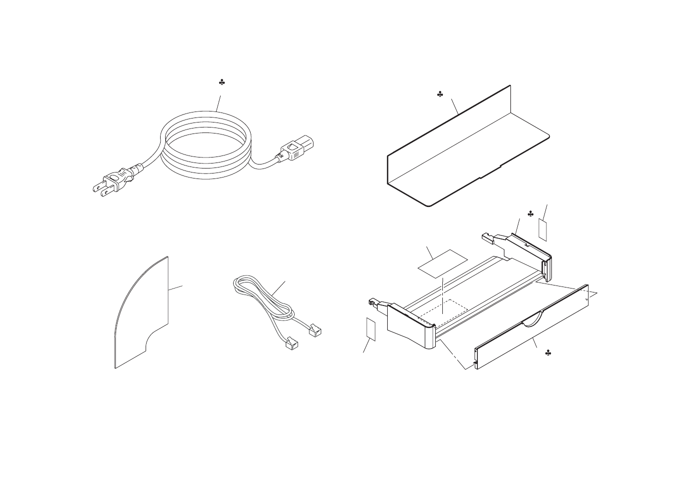 Accessory parts | Lennox Hearth MAGICOLOR 2490MF User Manual | Page 75 / 81