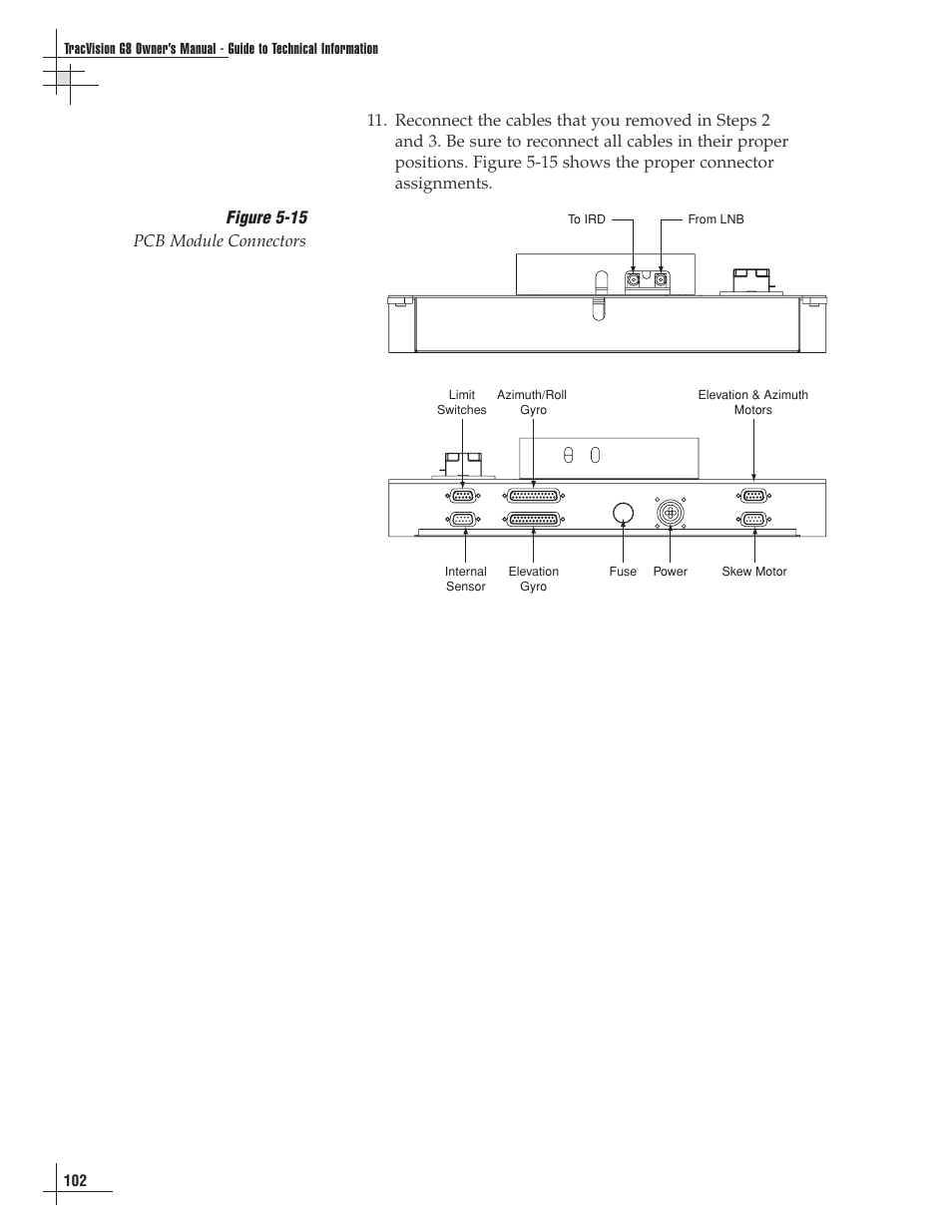 Figure 5-15 pcb module connectors, Bottom top | Lennox Hearth G8 User Manual | Page 100 / 144