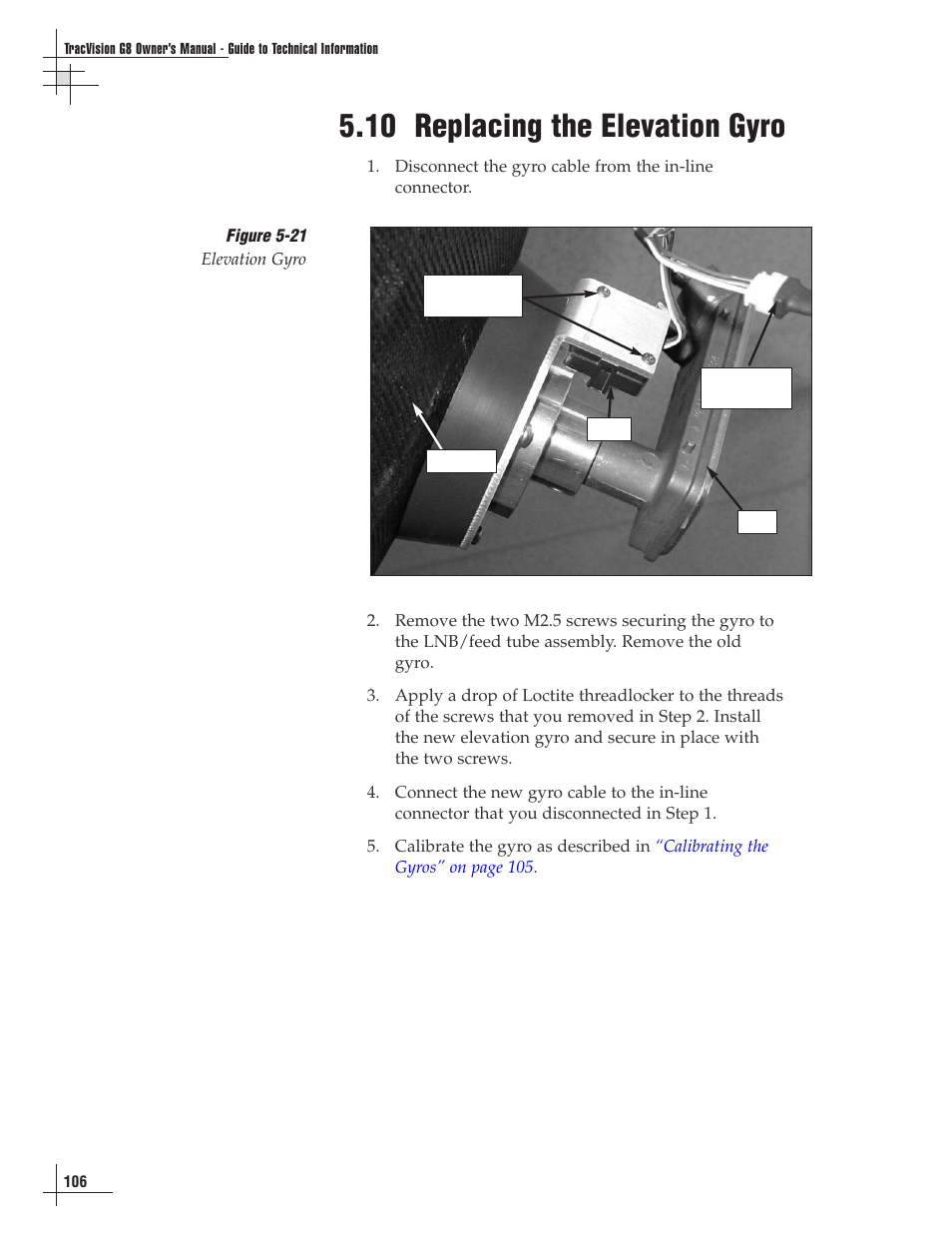 10 - replacing the elevation gyro, 10 replacing the elevation gyro | Lennox Hearth G8 User Manual | Page 104 / 144