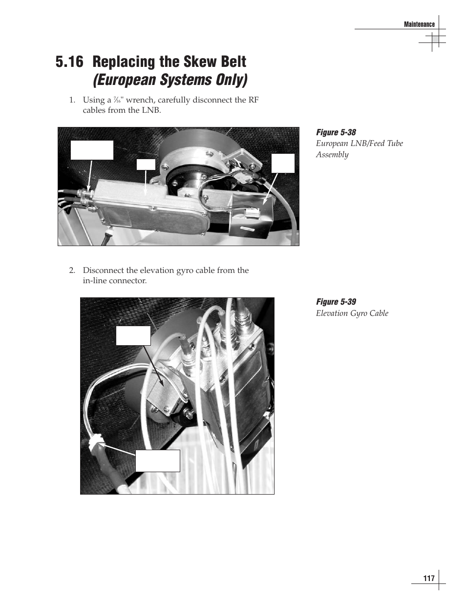 16 replacing the skew belt (european systems only) | Lennox Hearth G8 User Manual | Page 115 / 144