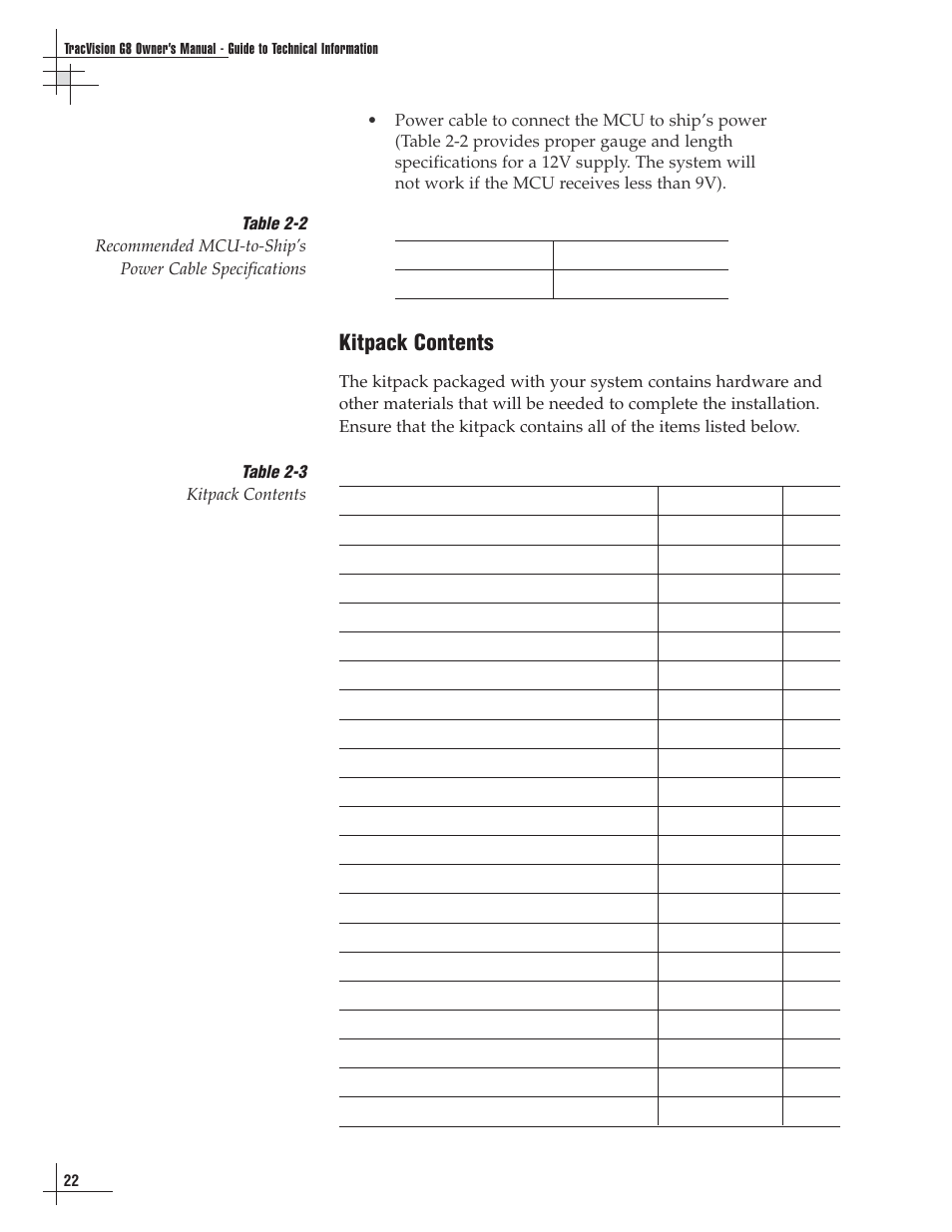 Kitpack contents | Lennox Hearth G8 User Manual | Page 25 / 144