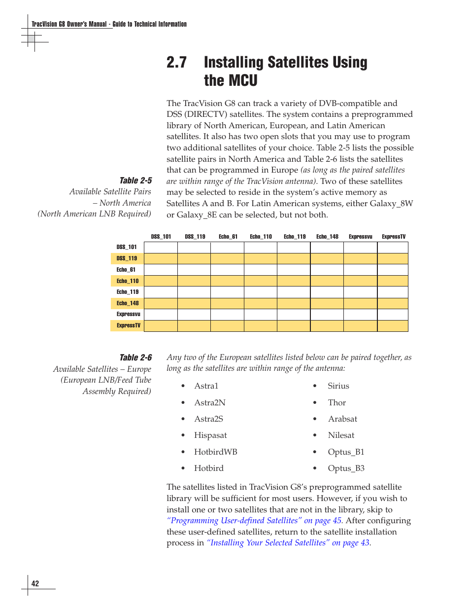 7 - installing satellites using the mcu, Procedure detailed in, Section 2.7 | 7 installing satellites using the mcu | Lennox Hearth G8 User Manual | Page 45 / 144