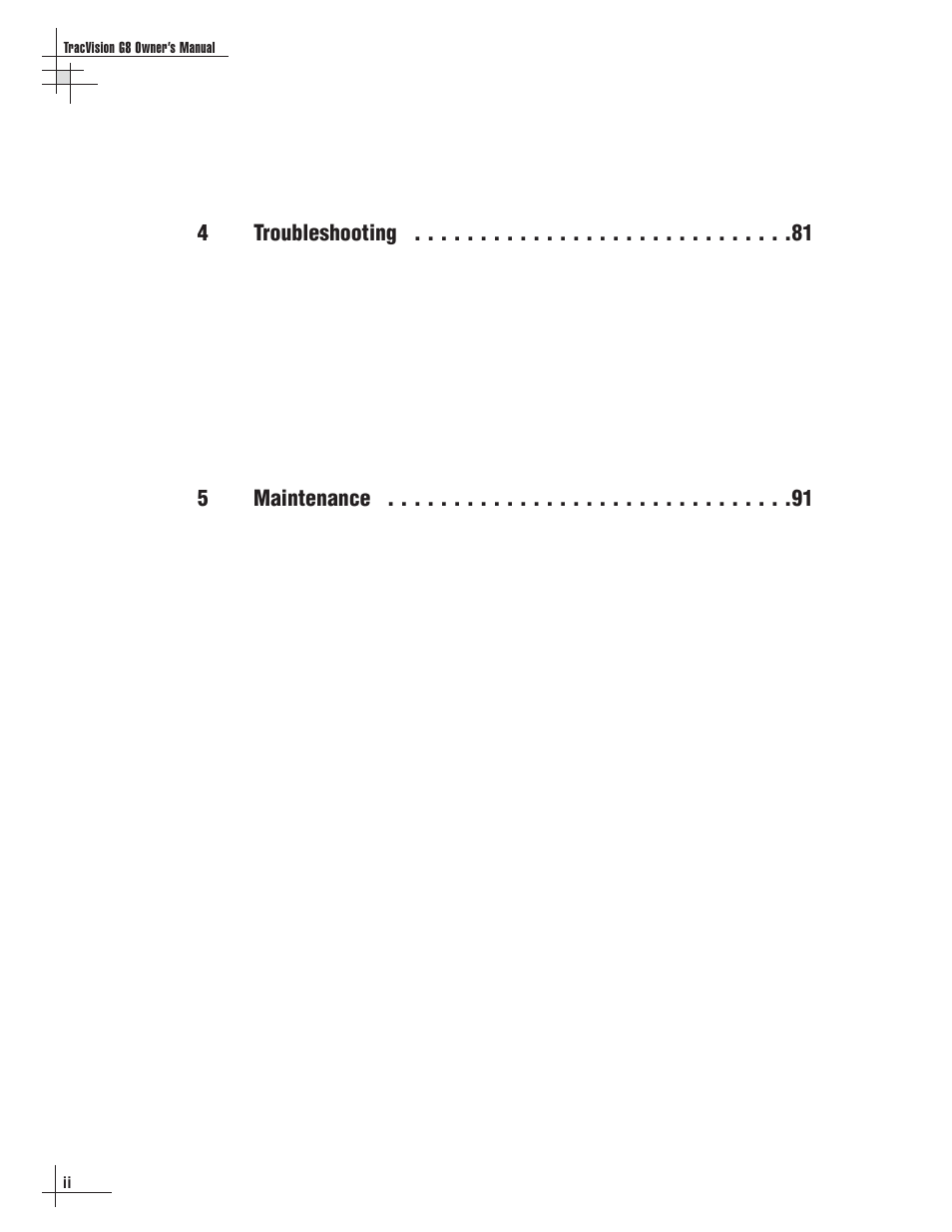 4troubleshooting, 5maintenance | Lennox Hearth G8 User Manual | Page 6 / 144