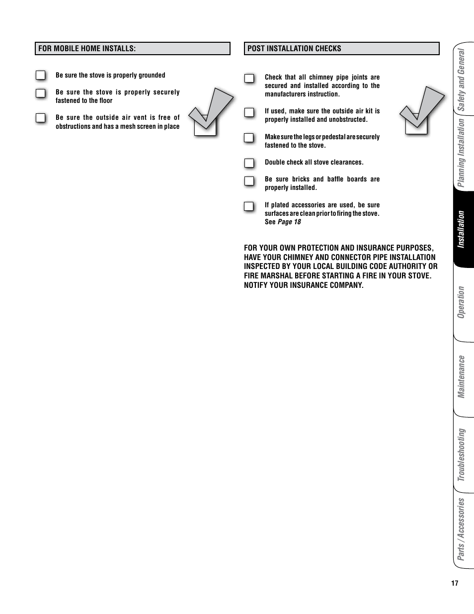 Lennox Hearth GRANDVIEW GV230 User Manual | Page 17 / 32