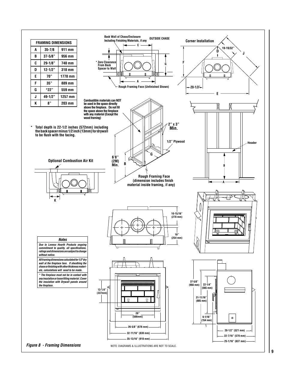 Lennox Hearth Ladera-BK User Manual | Page 9 / 26