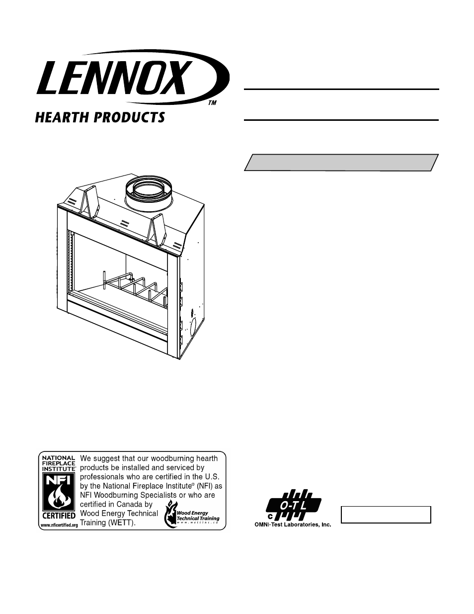 Lennox Hearth OASIS SERIES LSO-43 User Manual | 20 pages