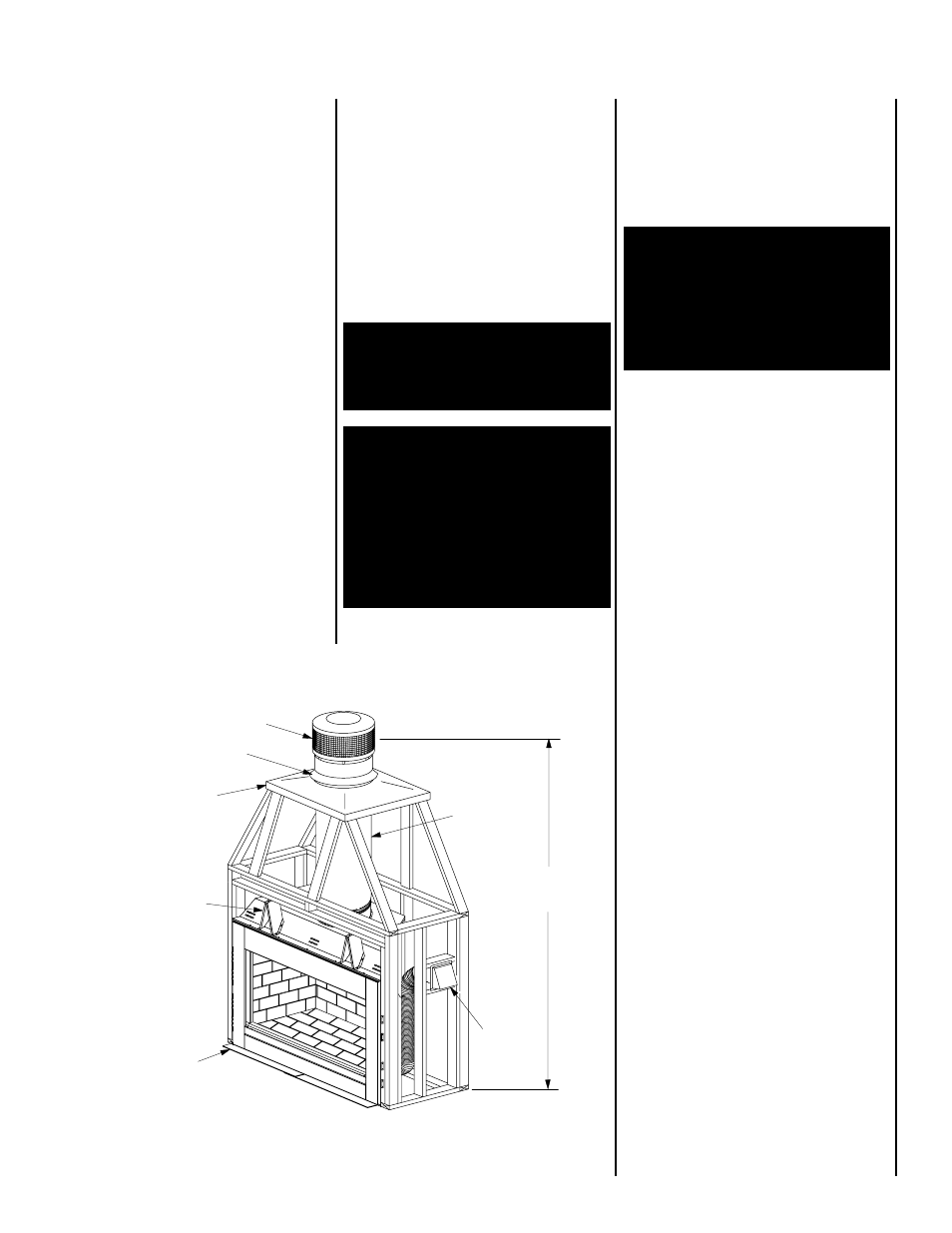 Typical free standing installation | Lennox Hearth OASIS SERIES LSO-43 User Manual | Page 3 / 20