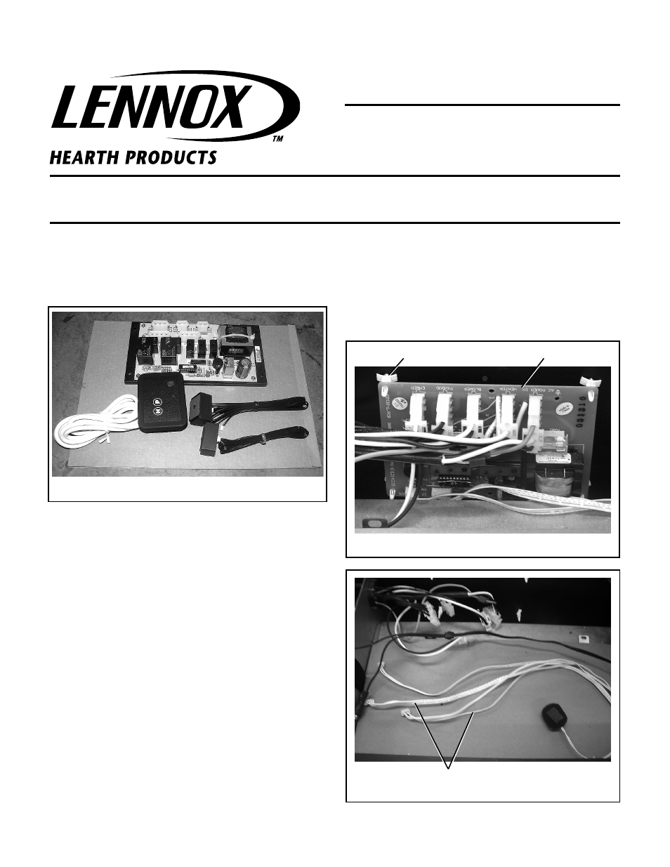 Lennox Hearth H6977 User Manual | 8 pages