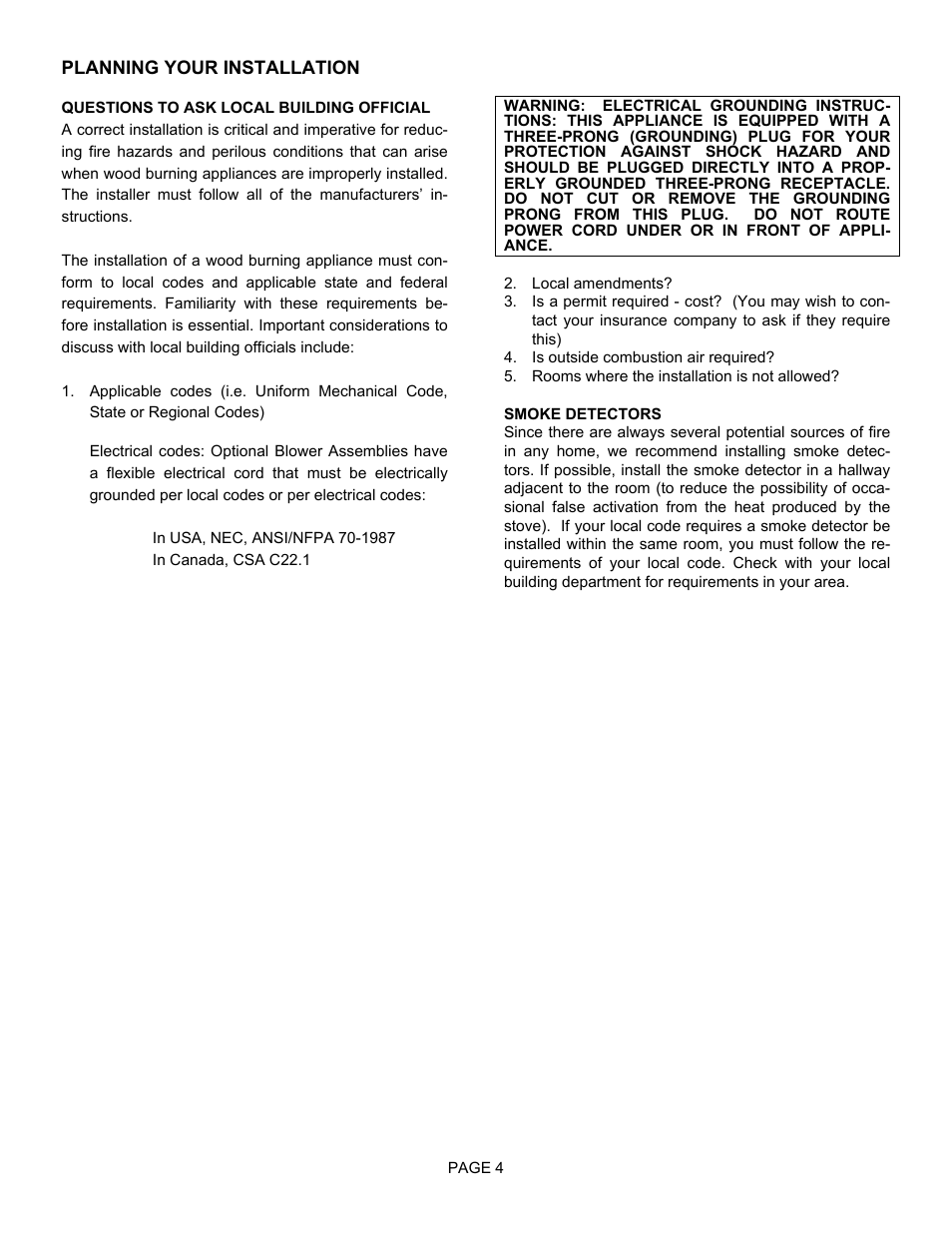 Lennox Hearth 1900HT-M User Manual | Page 4 / 27