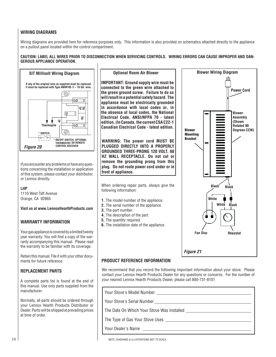 Lennox Hearth CI2500DVF User Manual | Page 10 / 20