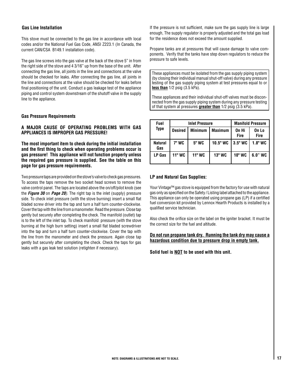 Lennox Hearth ELITE VIN User Manual | Page 17 / 30