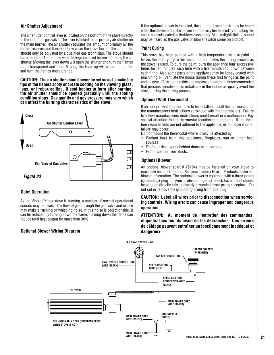 Lennox Hearth ELITE VIN User Manual | Page 21 / 30