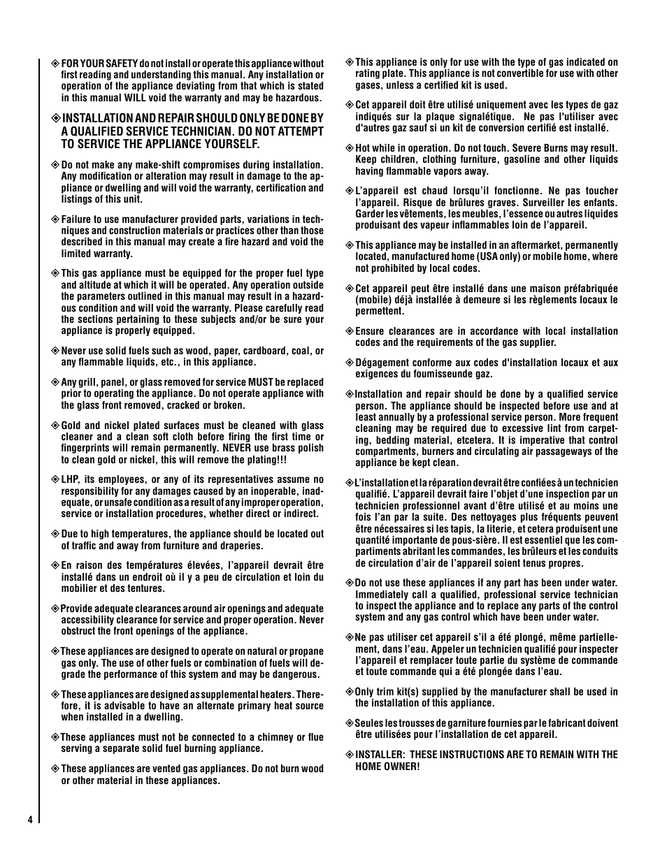 Lennox Hearth ELITE VIN User Manual | Page 4 / 30