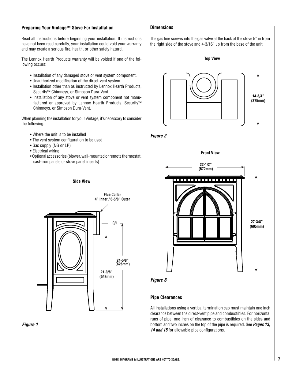 Lennox Hearth ELITE VIN User Manual | Page 7 / 30