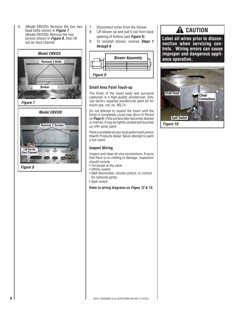 Caution | Lennox Hearth ELITE EBVI30US User Manual | Page 6 / 20
