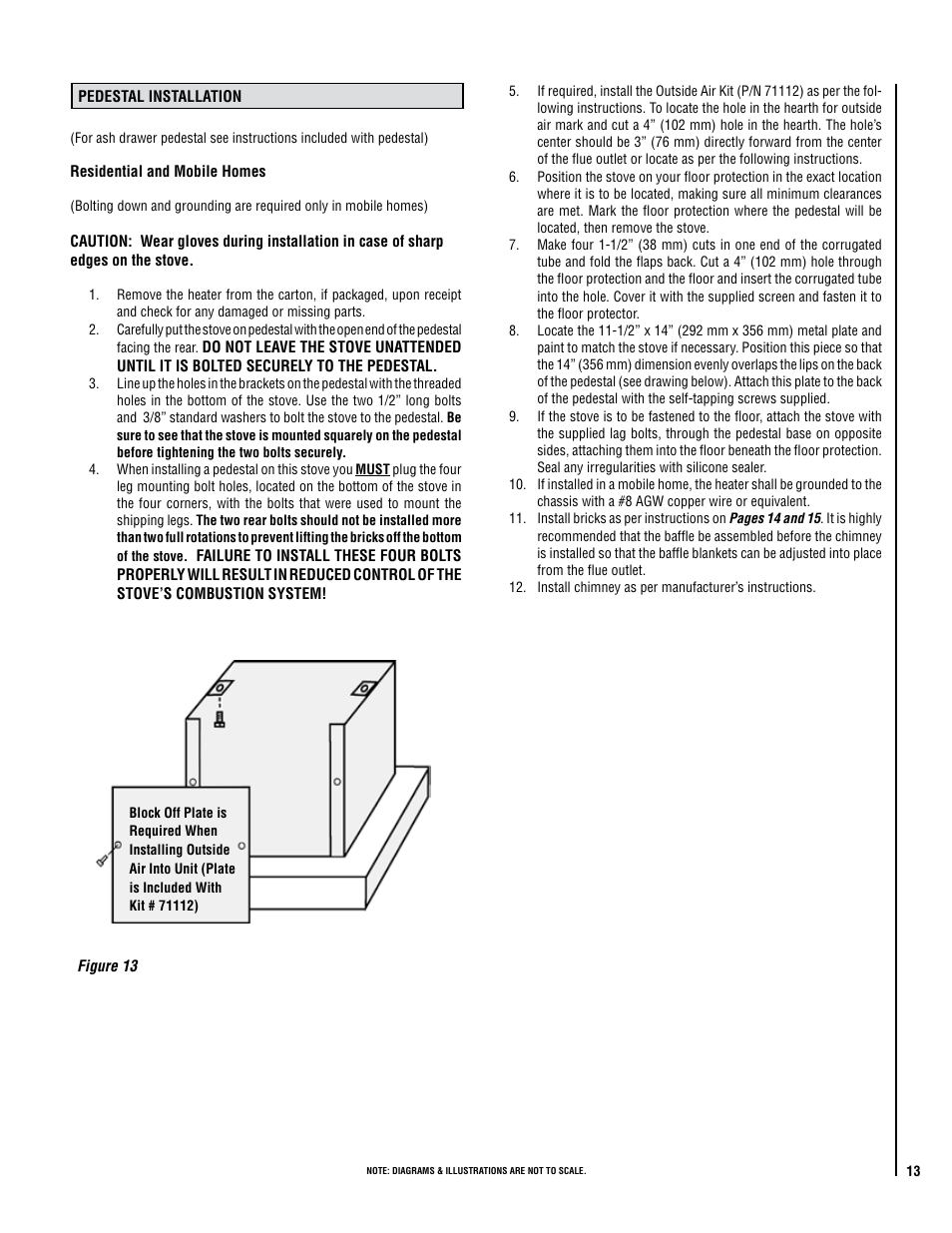 Lennox Hearth PERFORMER SWS210 User Manual | Page 13 / 34