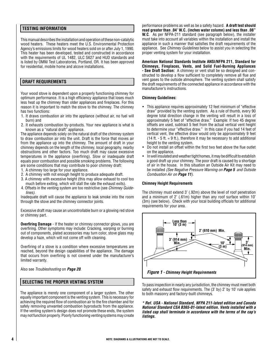Lennox Hearth PERFORMER SWS210 User Manual | Page 4 / 34