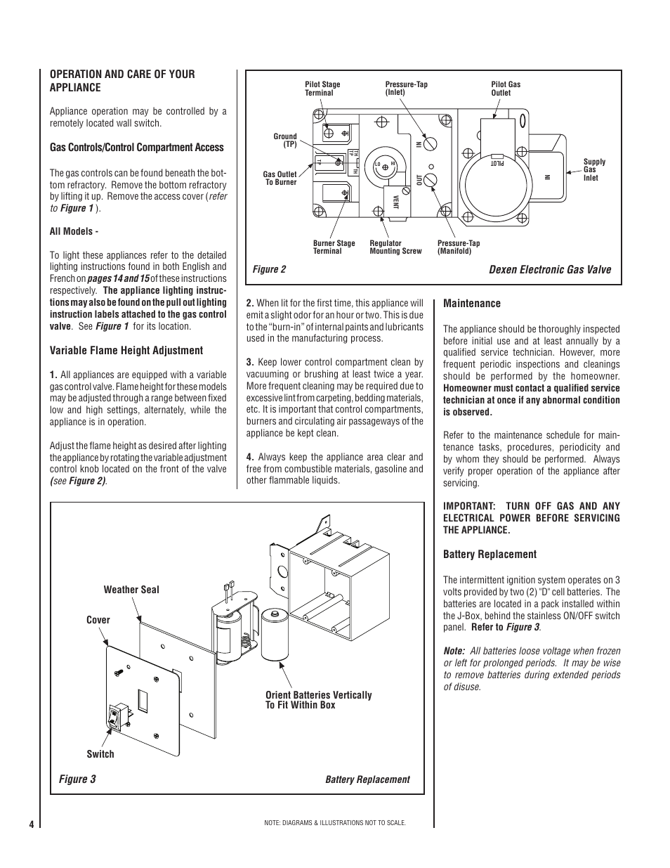 Lennox Hearth ELITE E36ODGPE-H User Manual | Page 4 / 16