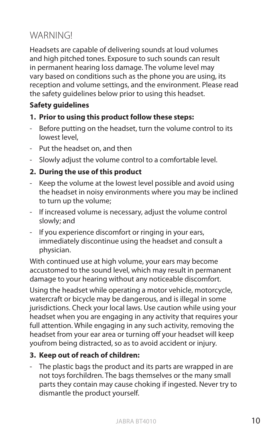 English, Warning | Lennox Hearth BT4010 User Manual | Page 11 / 16