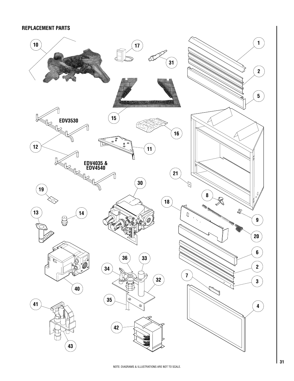 Lennox Hearth ELITE EDV3530CNM-B User Manual | Page 31 / 32