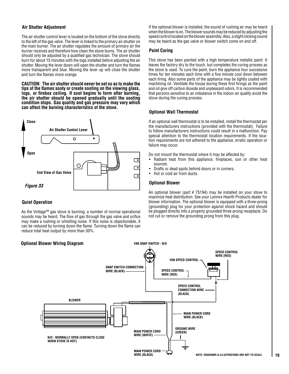 Lennox Hearth VIN User Manual | Page 19 / 28