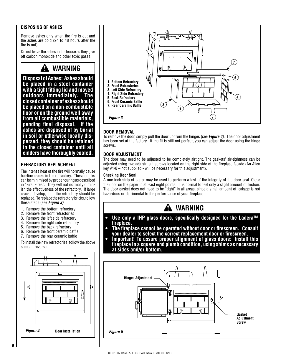 Warning | Lennox Hearth Ladera-BN User Manual | Page 6 / 26