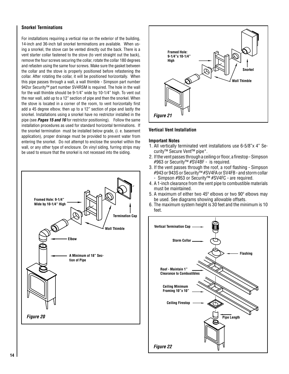 Lennox Hearth ELITE VINT-DVS-U User Manual | Page 14 / 32
