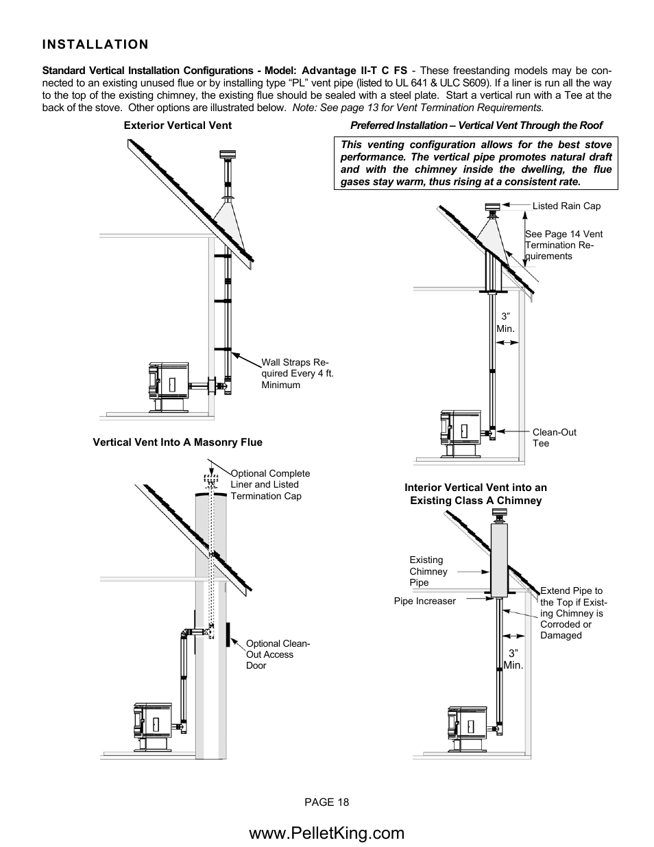 Lennox Hearth II-T C FS User Manual | Page 18 / 48