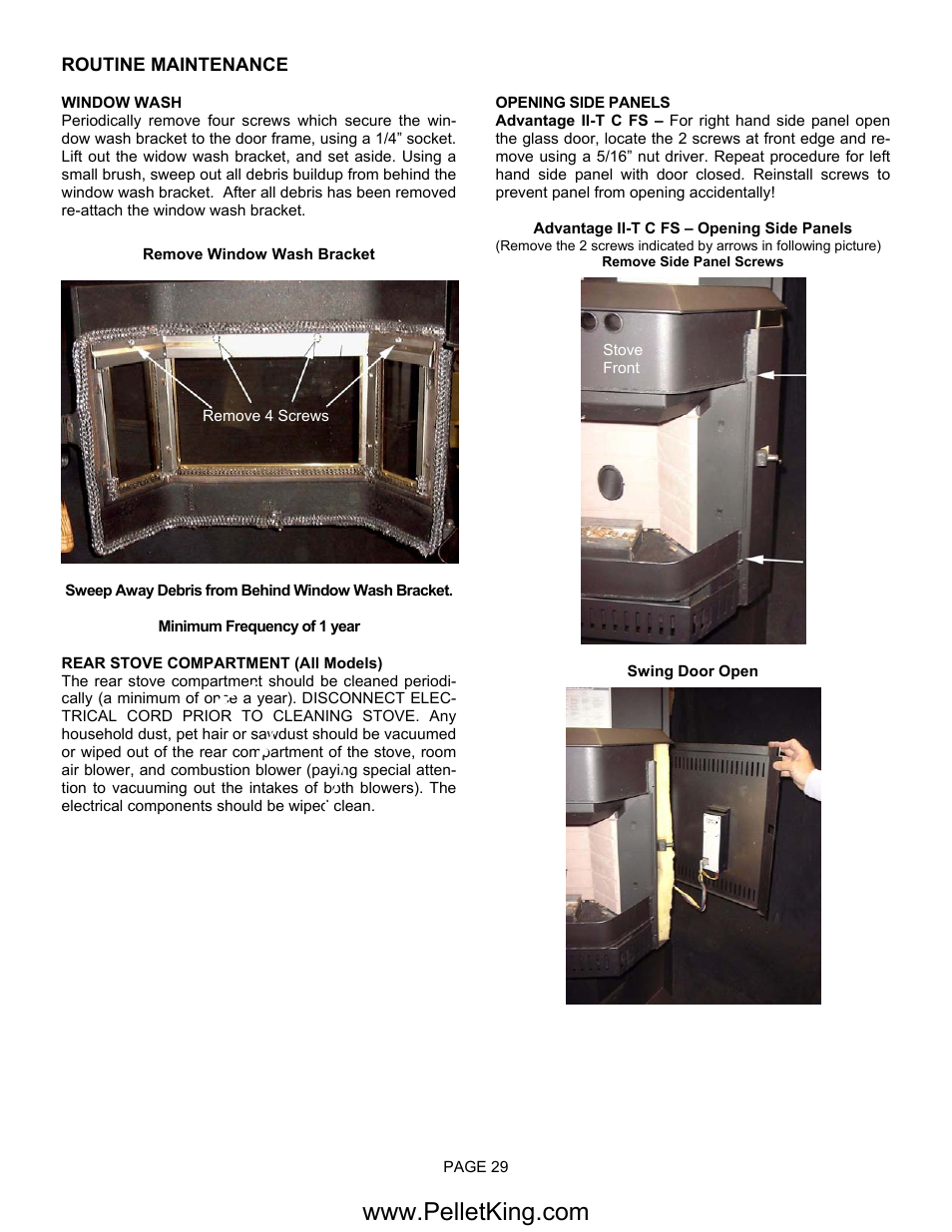 Lennox Hearth II-T C FS User Manual | Page 29 / 48