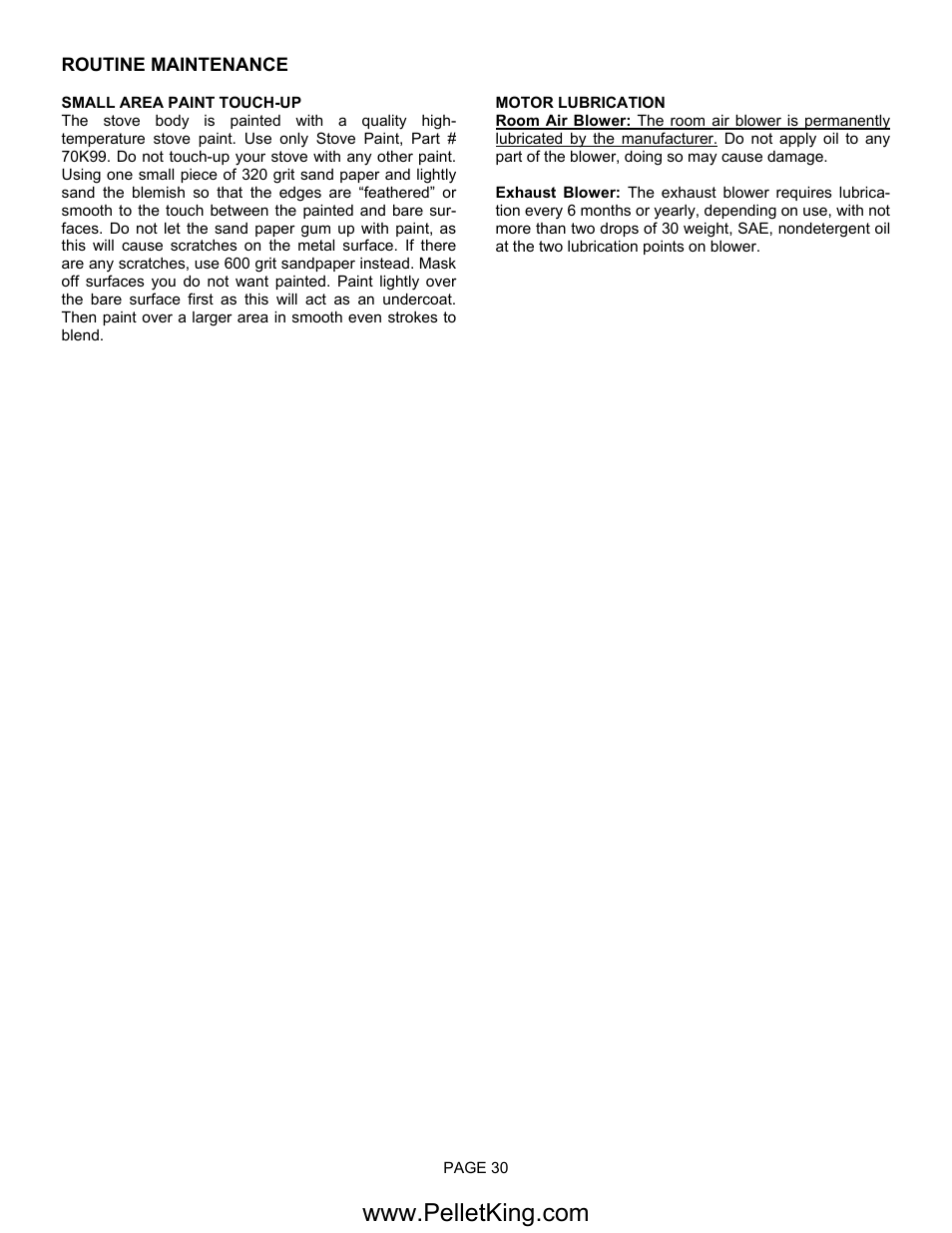 Lennox Hearth II-T C FS User Manual | Page 30 / 48