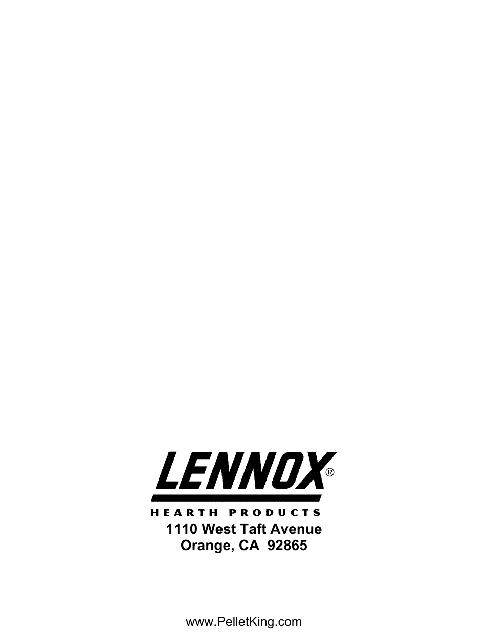Lennox Hearth II-T C FS User Manual | Page 48 / 48