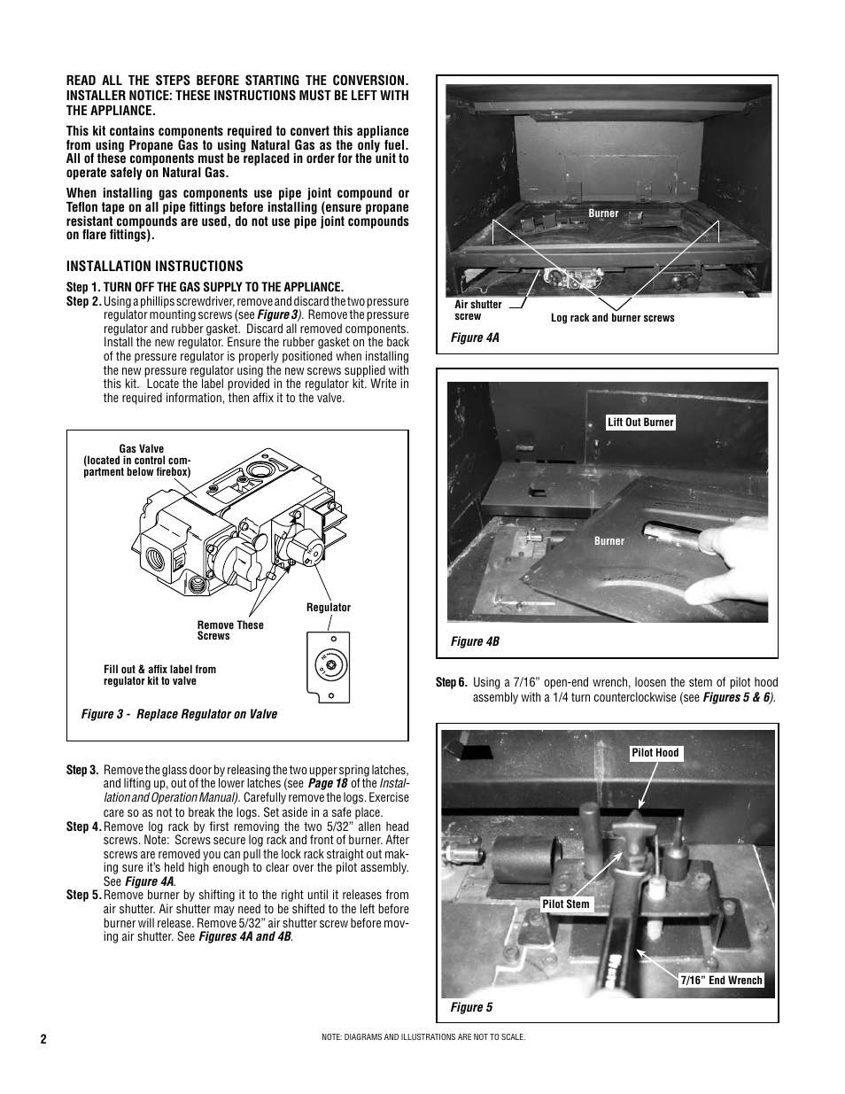 Lennox Hearth Elite Series RDV-CK-LP TO NG User Manual | Page 2 / 4