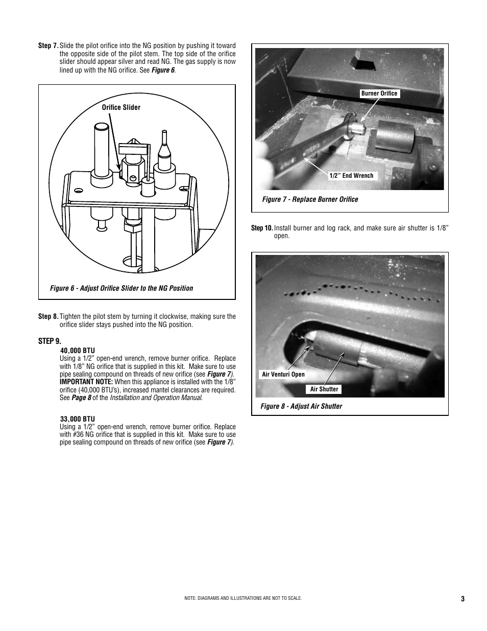 Lennox Hearth Elite Series RDV-CK-LP TO NG User Manual | Page 3 / 4