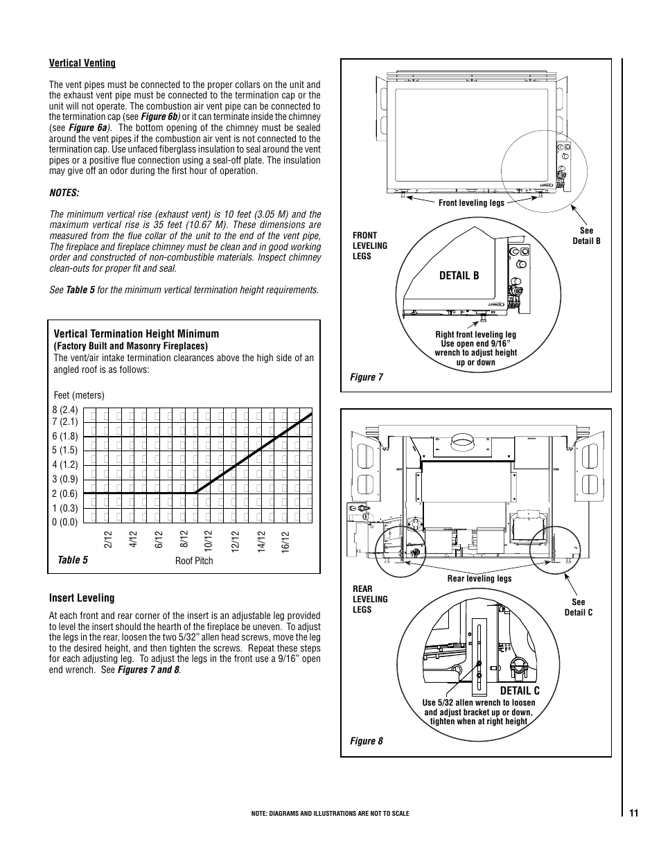 Lennox Hearth Shoreline 33/40 DV INS User Manual | Page 11 / 38