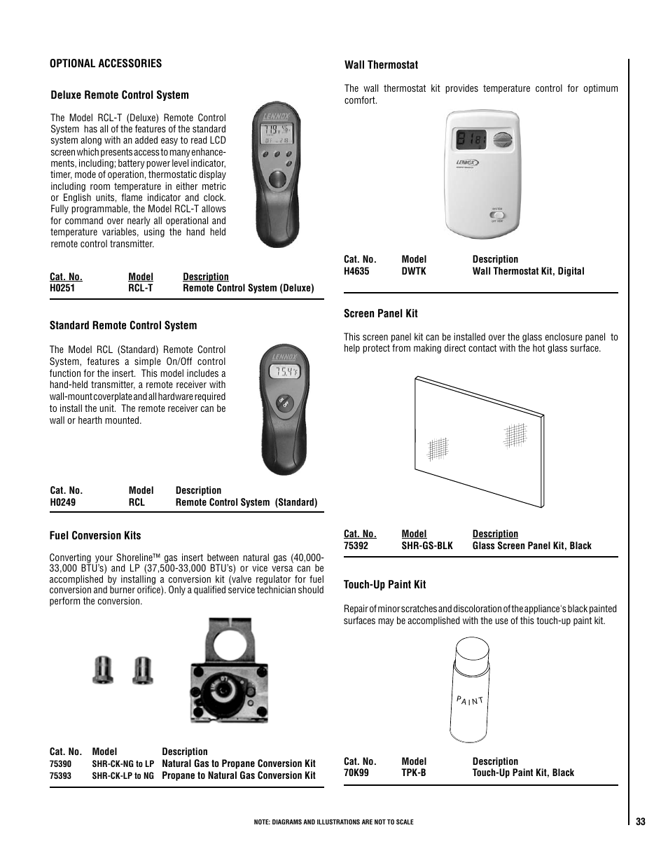 Lennox Hearth Shoreline 33/40 DV INS User Manual | Page 33 / 38