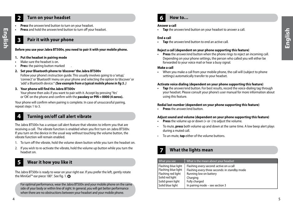 En gli sh, En gl is h | Lennox Hearth BT500V User Manual | Page 5 / 38